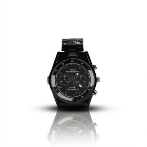 Business watch with concealed camera